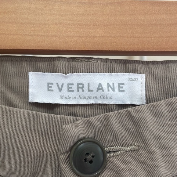 Everlane - Slim Khaki Pants - Light Brown - 32x32 - Picture 3 of 13